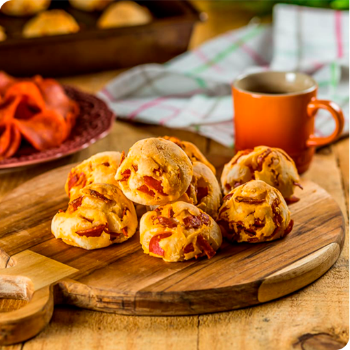 pao de queijo de pepperoni marba