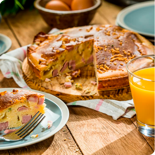 torta de mortadela marba com mucarela e parmesao